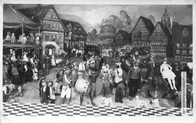 "Thüringer Kirmes", Sonneberger Weltausstellungsgruppe 1910 in Brüssel - 1950