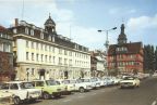 Marktplatz mit Rathaus (rechts) und Thüringer Museum - 1988