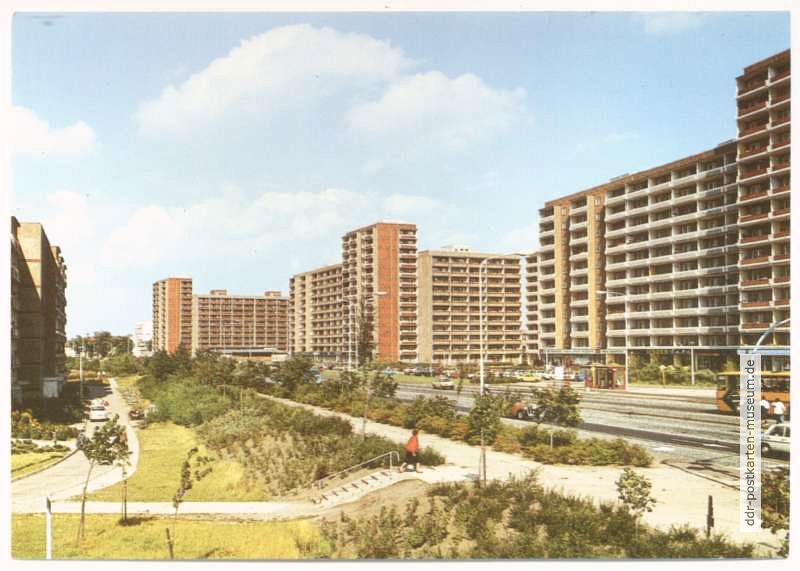 Neubaukomplex Leninstraße - 1989