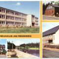 Friedrich-Engels-Oberschule, Erholungsheim, Rennsteigbaude, Waldbad, Postamt - 1977