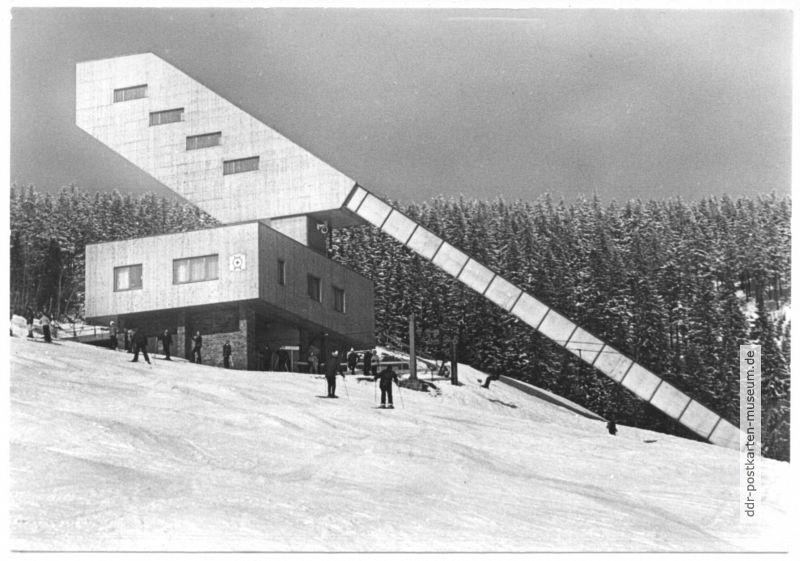 Neue Sprungschanze am Fichtelberg - 1976