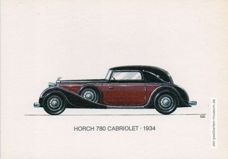 HORCH 780 Cabriolet von 1934 aus Zwickau - 1989
