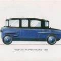 Rumpler-Tropfenwagen von 1921, erster Pkw in Stromlinienform - 1989