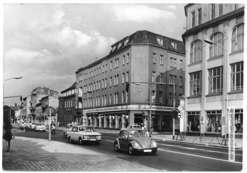 Oranienburg, Straße des Friedens - 1976