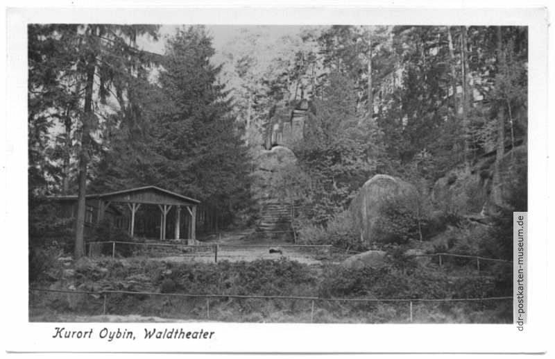 Waldtheater am Berg Oybin - 1955