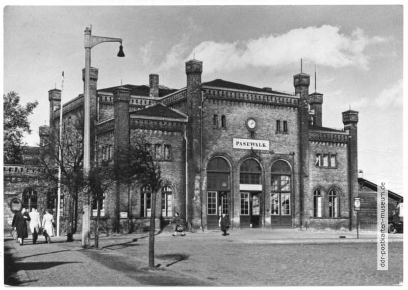 Bahnhof Pasewalk - 1963
