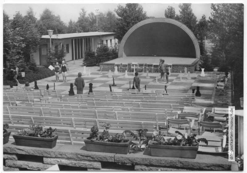 Freilichtbühne im Naherholungszentrum "Lindenbad" - 1977