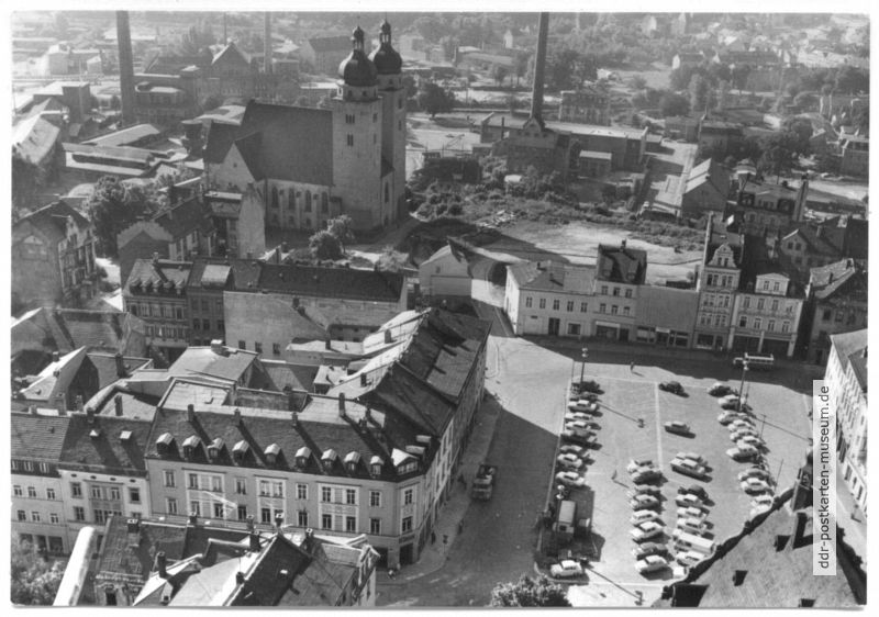 Blick auf den Altmarkt und zur Johanniskirche - 1974