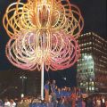 Weltfestspielblume auf dem Alexanderplatz - 1973