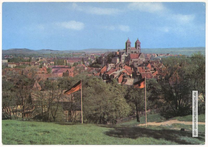 Blick vom Münzberg zum Schloß und Dom - 1970