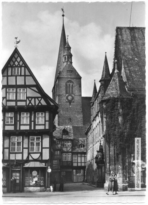 Blick zur Marktkirche St. Benedikt am Rathaus - 1959