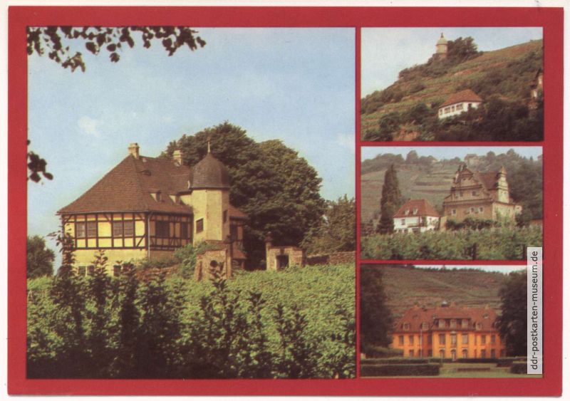 Schloß Hoflößnitz, Jacobstein, Bennostein, Schloß Wackerbarth - 1982