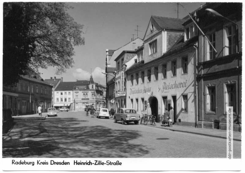 Heinrich-Zille-Straße, Gaststätte und Hotel "Deutsches Haus" - 1970