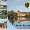 Erste farbige DDR-Ansichtskarte von Rheinsberg - 1963