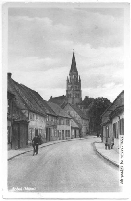 Blick zur Marienkirche - 1954