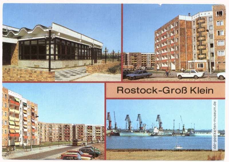 Gaststätte "Zur Kombüse", Neubauten Max-Pagel-Straße, Überseehafen - 1989