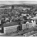 Blick auf das Rathaus am Ernst-Thälmann-Platz - 1966