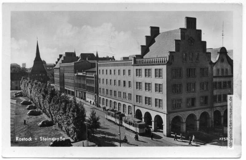 Steinstraße mit Steintor - 1958