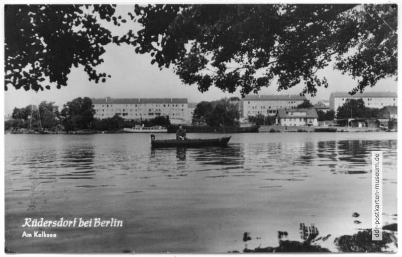 Der Kalksee in Rüdersdorf - 1958