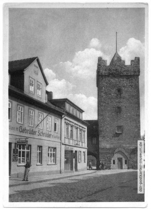 Darrtor an der Stadtmauer - 1951