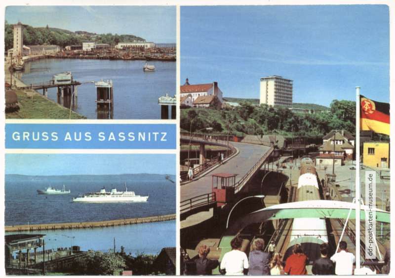 Fischereihafen, Fährschiff "Saßnitz", Trajekt - 1970 / 1976