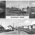 Fährschiff nach Hiddensee, Dorfstraße, Bungalowsiedlung - 1988