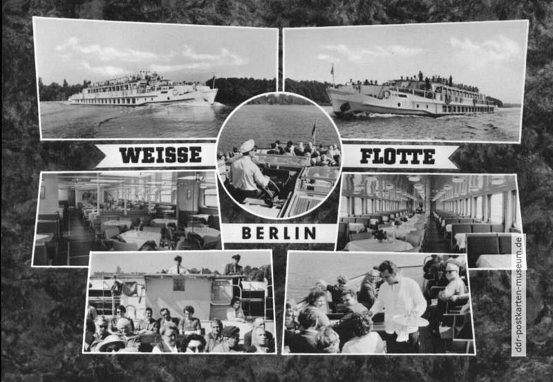 Weiße Flotte Berlin, M.S. "Bertolt Brecht" und "Friedrich Wolf" - 1965