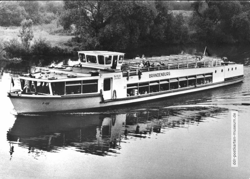 M.S. "Brandenburg" der Weißen Flotte Brandenburg - 1979
