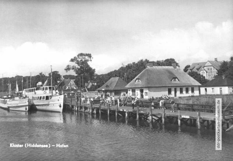 M.S. "Granitz" im Hafen von Kloster, Insel Hiddensee