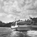 Kabinen-Touristenschiff "Spree" auf der Elbe in Meißen - 1966