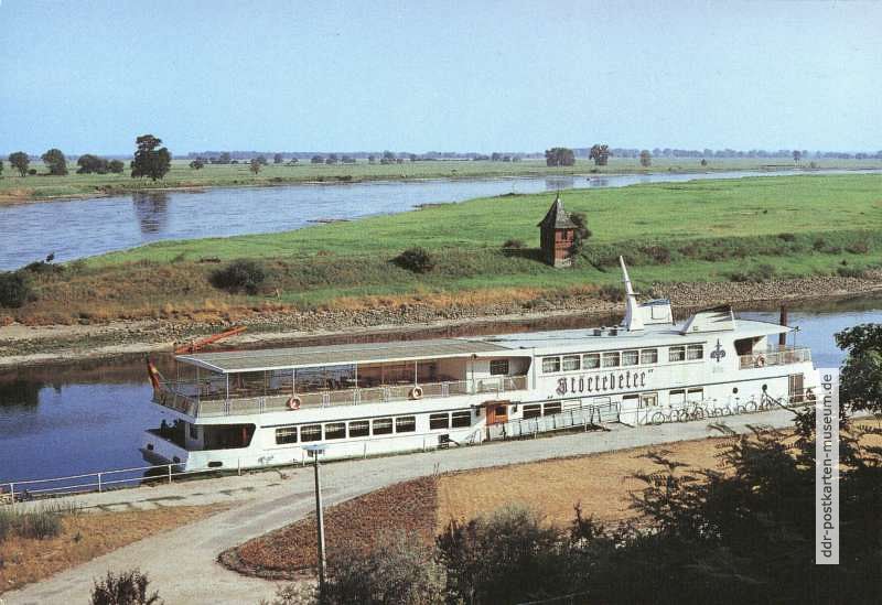 Schiffsgaststätte "Störtebeker" in Tangermünde - 1990
