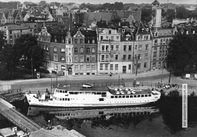 MS "Deutsch-Sowjetische Freundschaft", Fährschiff der Weißen Flotte Stralsund - 1961