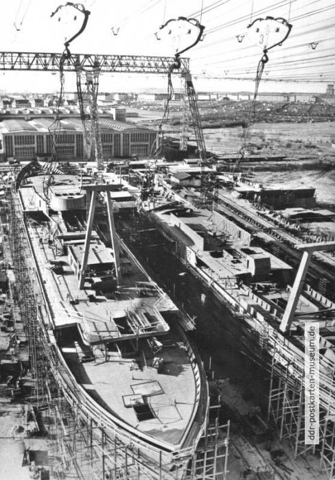 Mathias-Thesen-Werft in Wismar - 1970