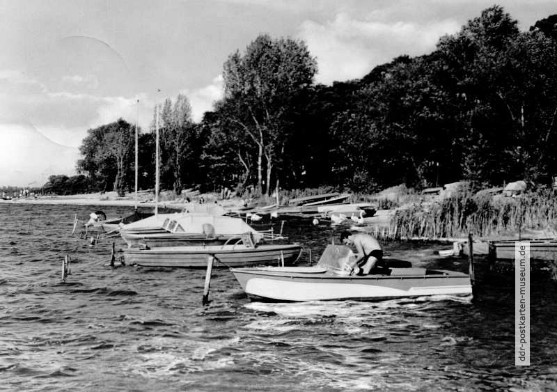 Motorboote bei Brandenburg - 1973