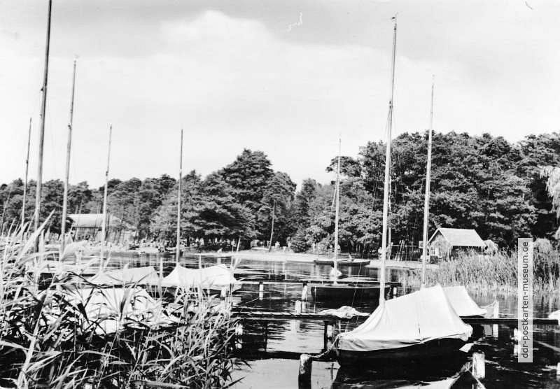 Seglerhafen vom Luftkurort Arendsee - 1968