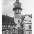 Schloßhof mit Turm - 1956