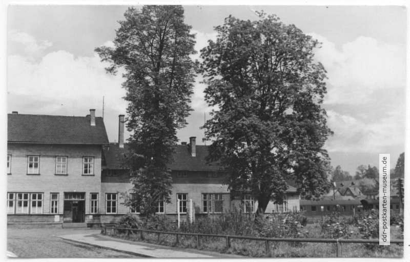 Bahnhof Schleusingen - 1965