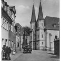 Ernst-Schneller-Straße mit Hospitalkirche - 1956