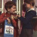 Postkarte zum Schulanfang von 1970 - VEB Bild und Heimat