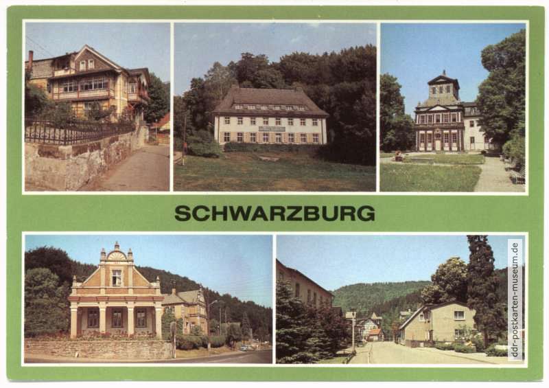 Am Schloßberg, Jugendherberge "Georgi Dimitroff", Kaisersaal, Am Max-Reimann-Platz, Hauptstraße - 1985