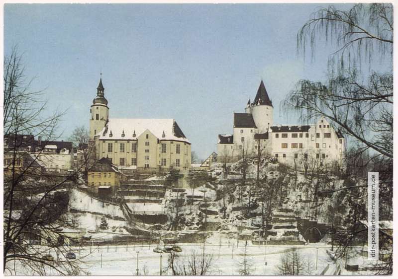 Blick auf St. Georgskirche und Schloß - 1988