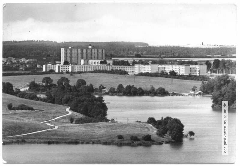Blick über den Lankower See nach Lankow - 1976