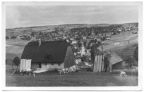 Blick von der Friedenshöhe auf das Spielzeugdorf Seiffen - 1956 