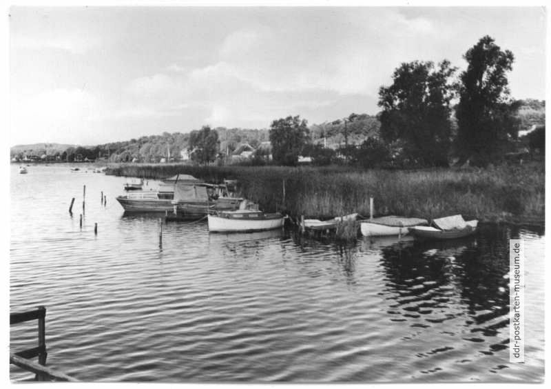 Boote am Selliner See - 1976