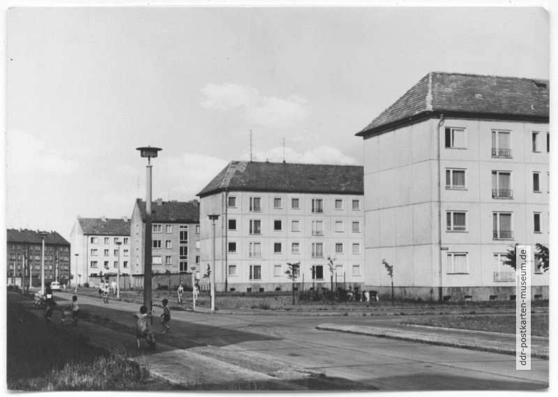 Neubauten an der Erich-Weinert-Straße - 1967
