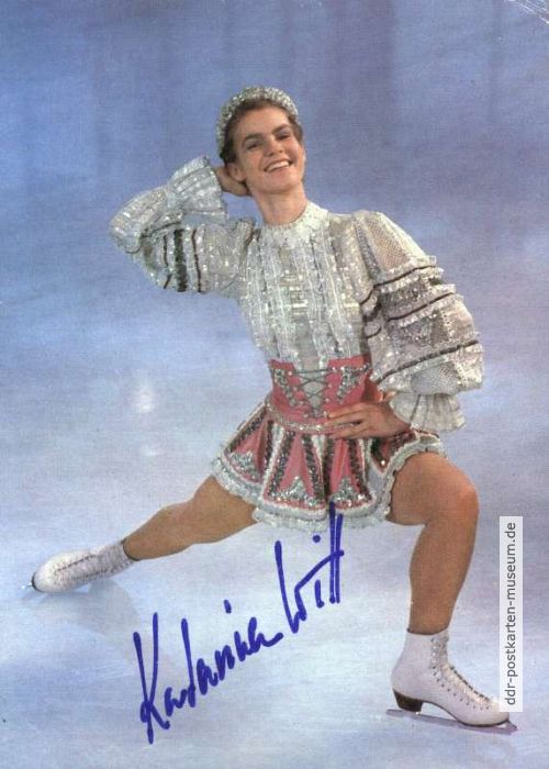 Katarina Witt, Eiskunstläuferin vom SC Karl-Marx-Stadt - 1984
