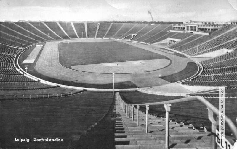 Stadion der 100 000 in Leipzig - 1957