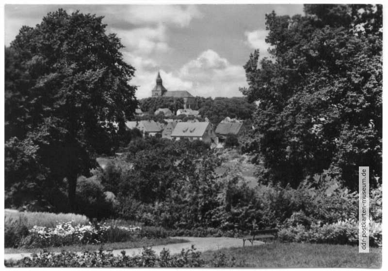 Blick nach Sternberg mit Kirche - 1967