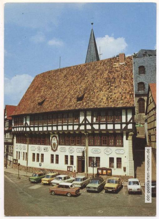 Blick auf das Rathaus - 1989