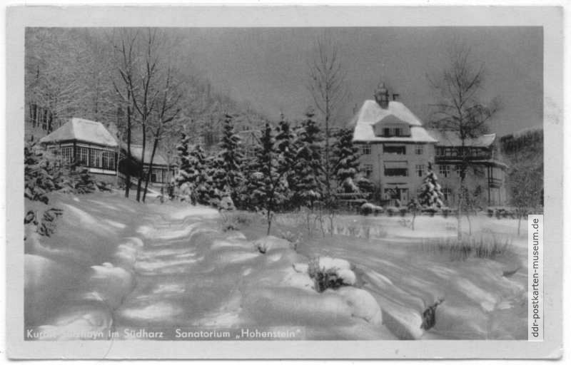 Sanatorium "Hohenstein" - 1953
